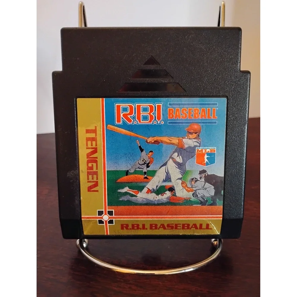 RBI Baseball Nintendo NES Tengen Black Cartridge MLB Sports Video Game Classic